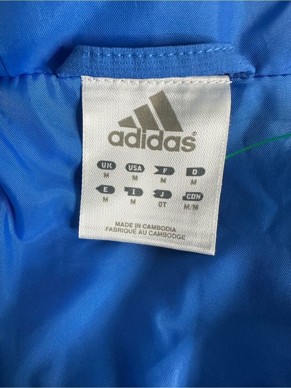 adidas Royal Blue Track Jacket with Black Stripe Detailing - Picture 9 of 14